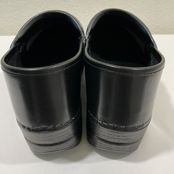 DANSKO Classic Professional "Cabrio" Leather Clog Black Women Size 9.5/10 (40) - Picture 3 of 13